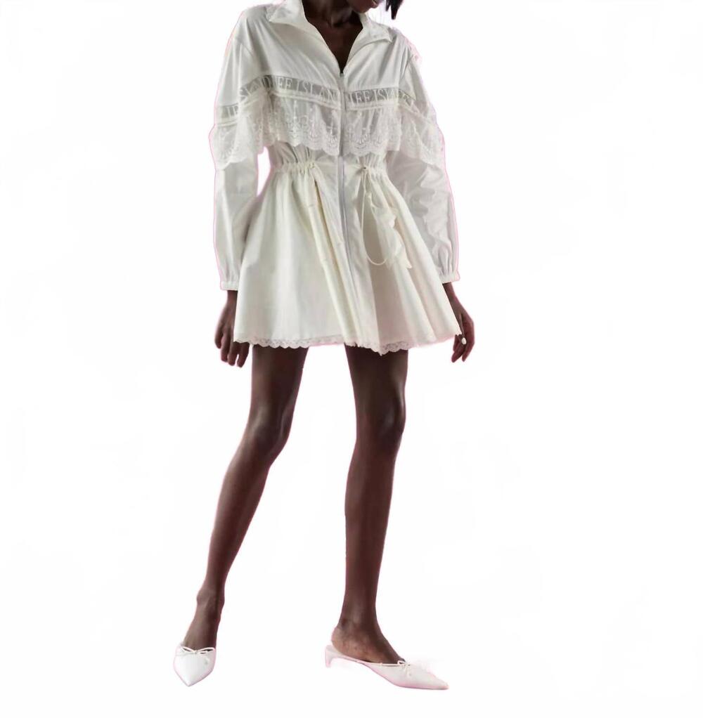 NEW CELIA B alari dress in white